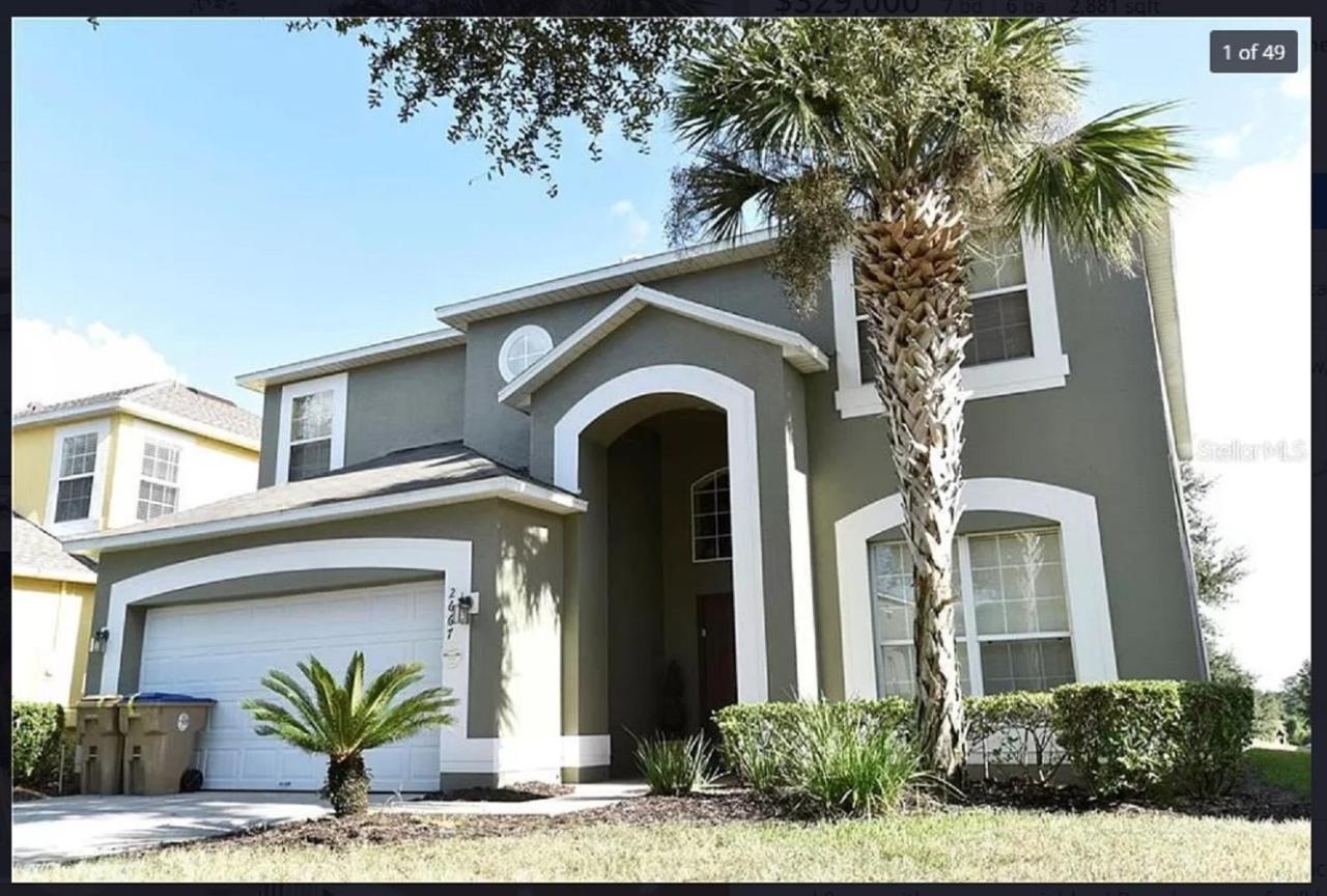 7 Bedroom, 6 Bath And Pool Near Disney In Emerald Island 4 King Master Suites Kissimmee Exterior foto